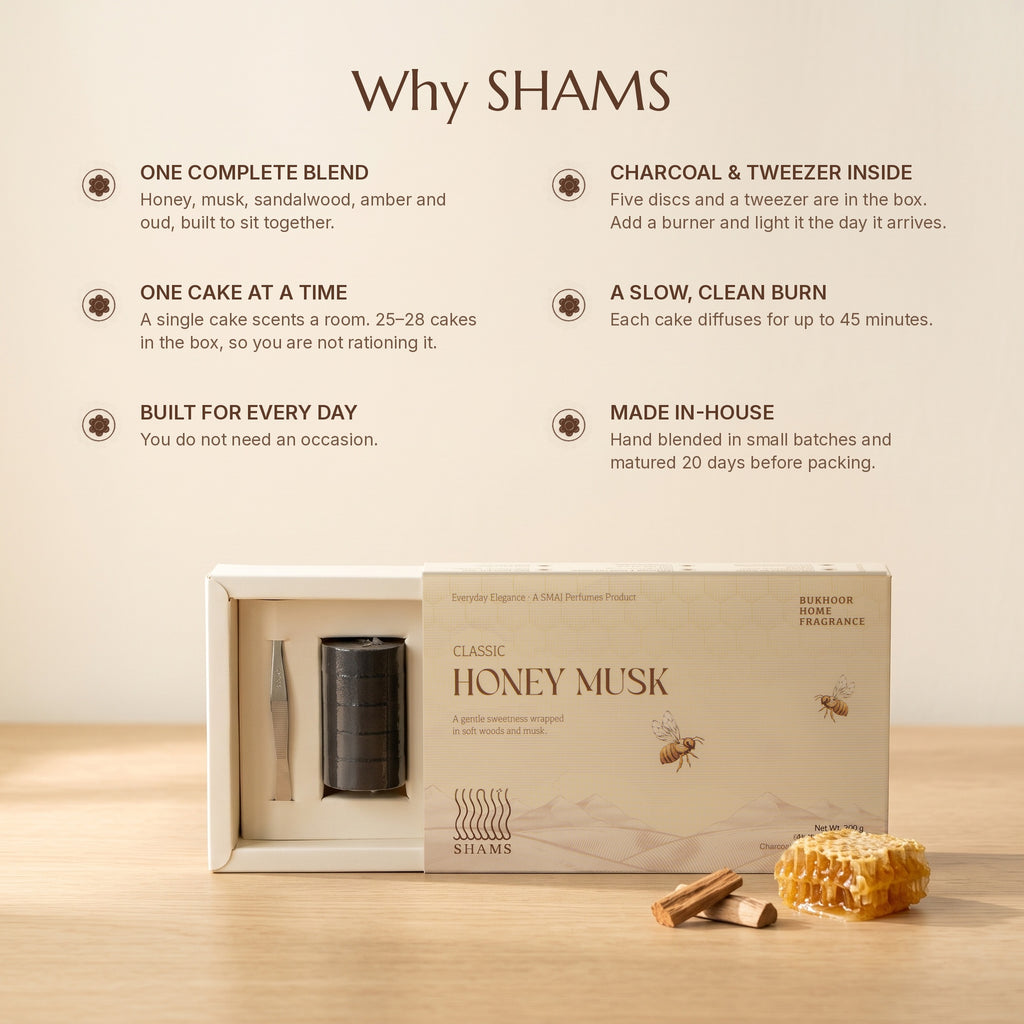 Honey Musk Bakhoor 60g