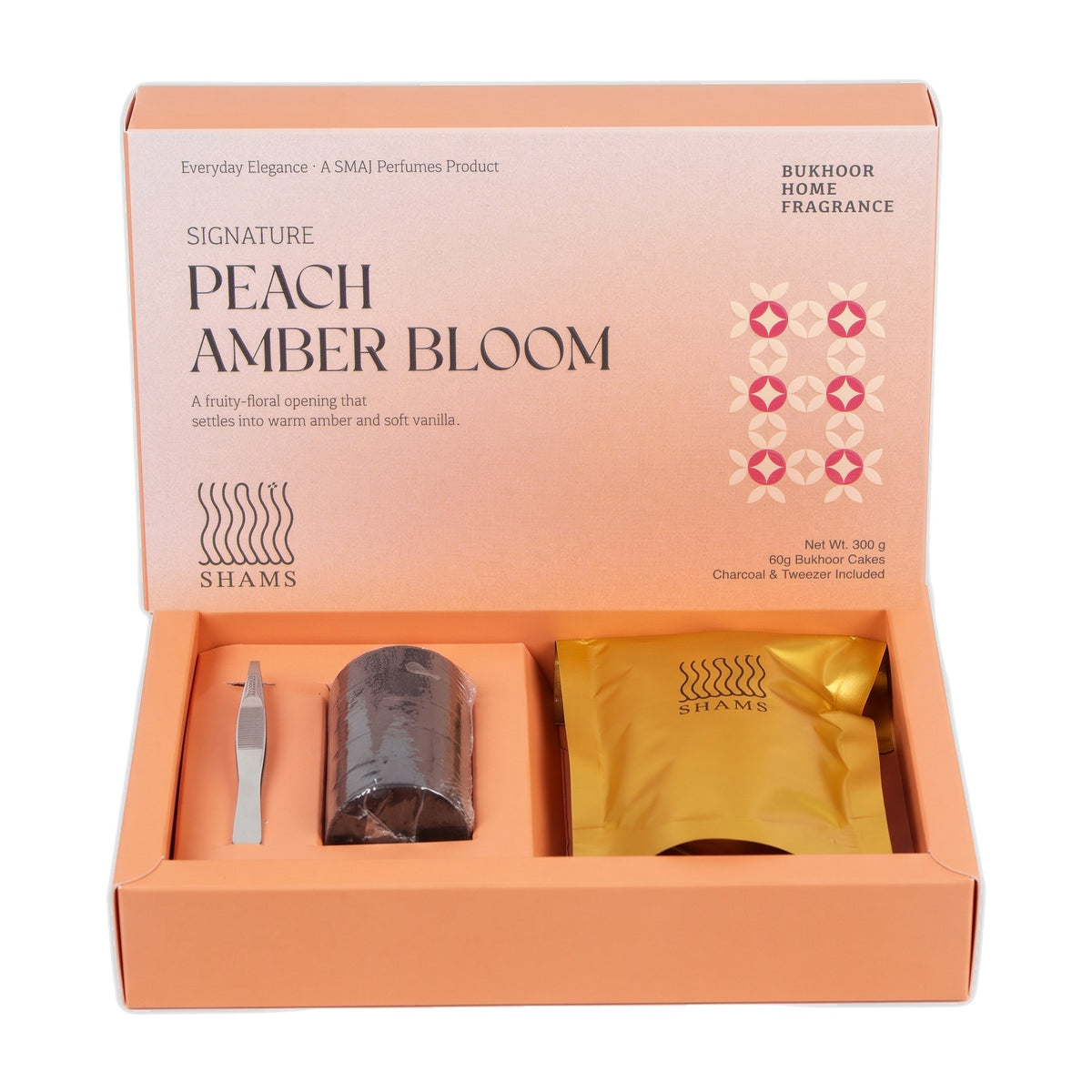 Peach Amber Bloom Bakhoor 60g