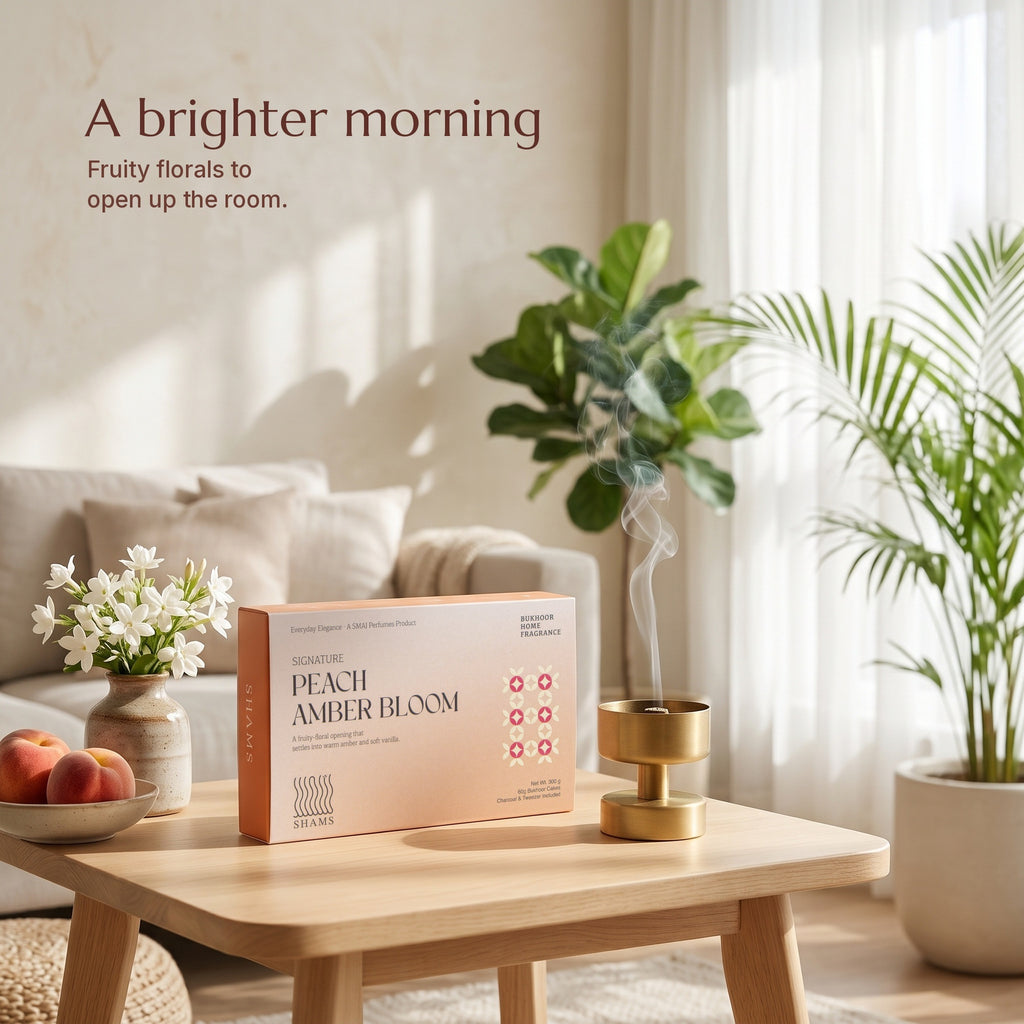 Peach Amber Bloom Bakhoor 60g